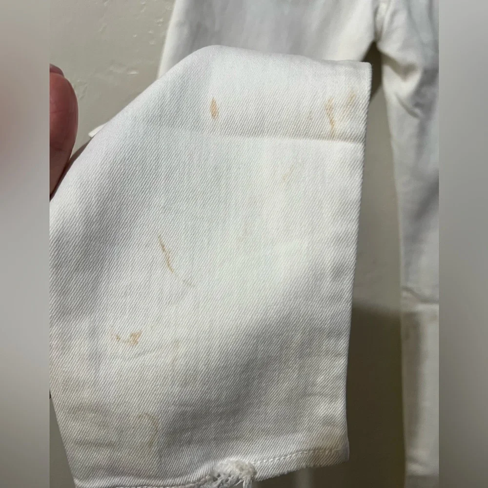 Mother White Skinny Jeans
